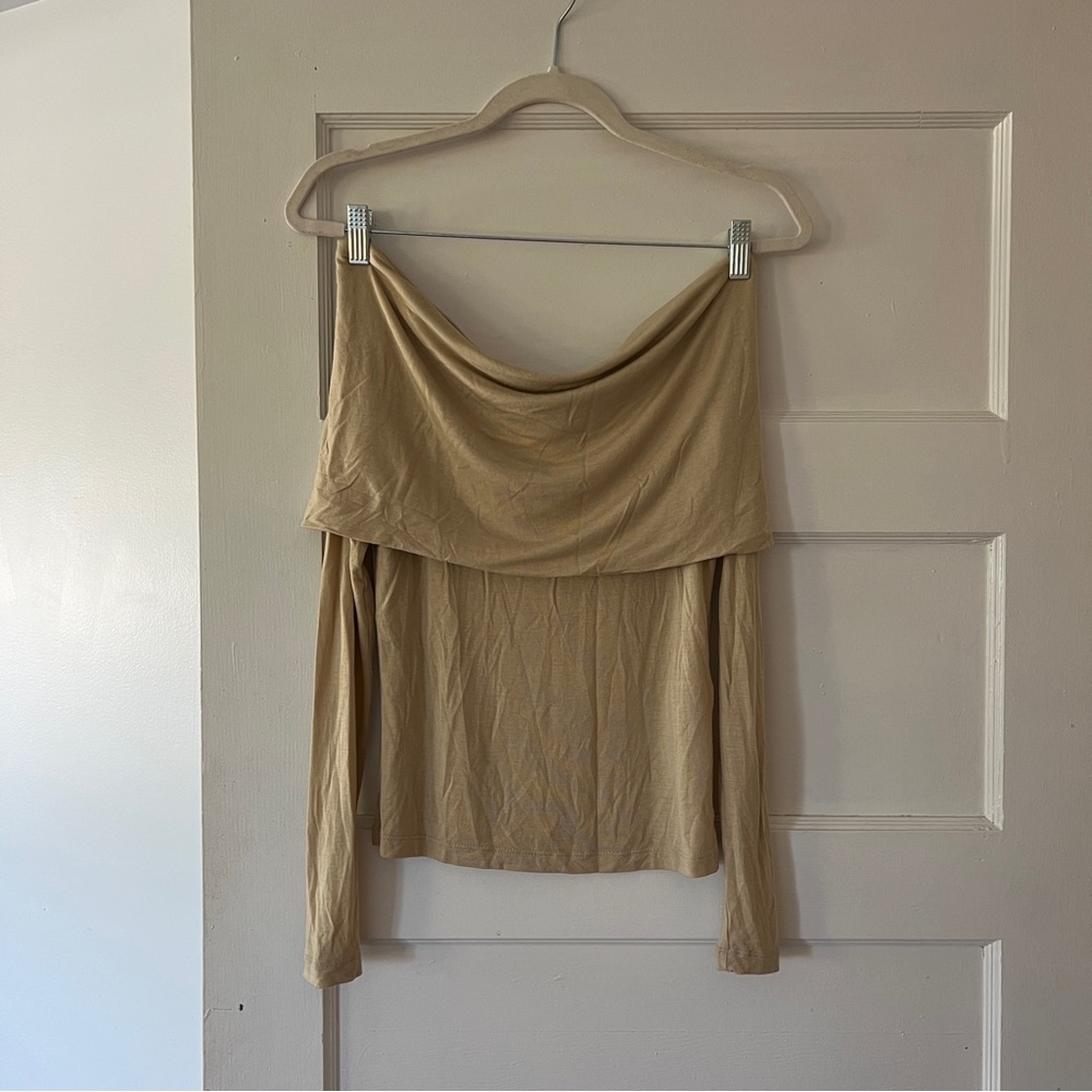 Oak + Fort off the shoulder top